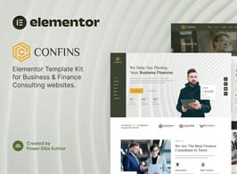 Confins – Business & Finance Consulting Elementor Template Kit
