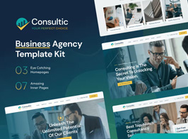 Consultic – Business Agency Elementor Template Kit
