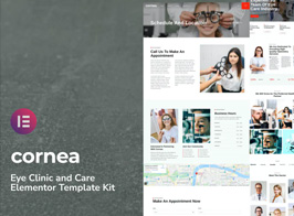 Cornea – Eye Clinic & Vision Care Elementor Template Kit