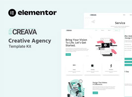 Creava – Creative Agency Elementor Template Kit