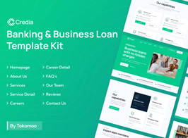 Credia | Banking & Business Loan Elementor Template Kit