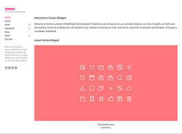 CSSIgniter Corner – WordPress Theme for Creative Professionals