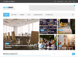 CSSIgniter Noozbeat – Magazine WordPress Theme