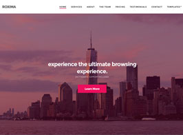 CSSIgniter Roxima – One-Page Business Template for WordPress