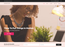 CSSIgniter Spencer – Beautiful WordPress Theme for Entrepreneurs and Bloggers