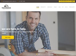 CSSIgniter Technico – Construction and Building Companies WordPress Theme