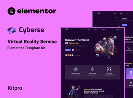 Cyberse – Virtual Reality Service Elementor Template Kit