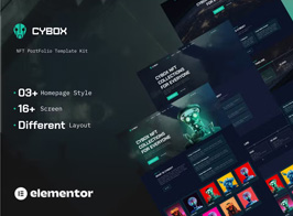 Cybox – NFT Collections Elementor Template Kit