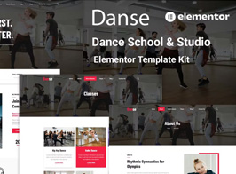 Danse – Dance School and Studio Elementor Template Kit