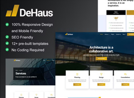 Dehaus – Interior Design & Architecture Elementor Template Kit