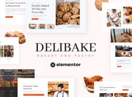 Delibake – Bakery and Pastry Elementor Template Kit