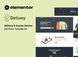 Delivey – Delivery & Courier Service Elementor Template Kit