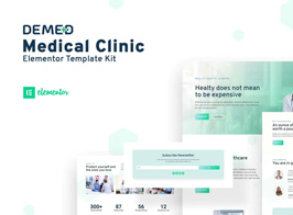 Demed – Medical Clinic Elementor Template Kit