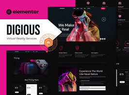 Digious – Virtual Reality Services Elementor Template Kit