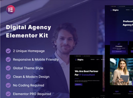 Digira – Digital Agency Services Elementor Template Kit