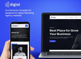 Digist – Digital Marketing Agency Elementor Template Kit
