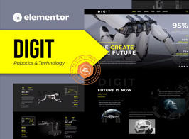 Digit – Robotics & Technology Elementor Template Kit