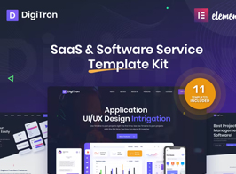 Digitron – Software & SaaS Elementor Template Kit