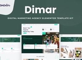 Dimar – Digital Marketing Elementor Template Kit