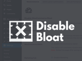 Disable Bloat for WordPress & WooCommerce PRO