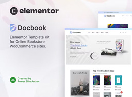 Docbook – Online Bookstore WooCommerce Elementor Template Kit