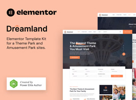 Dreamland – Amusement & Theme Park Elementor Template Kit