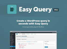 Easy Query Pro – A Visual Query Builder for WordPress