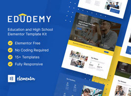 Edudemy – School & Education Elementor Template Kit