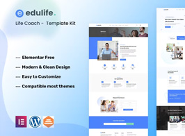 EduLife – Life Coach Elementor Template Kit