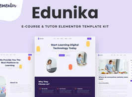 Edunika – Online Education Elementor Template Kit