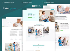Eldergarten – Elder Care & Senior Home Elementor Pro Template Kit