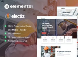Electriz – Electrical Installation & Maintenance Service Elementor Template Kit
