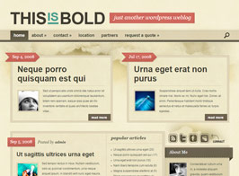Elegant Themes Bold