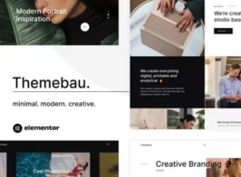 Themebau – Minimal Portfolio & Agency WordPress Theme