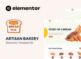 Baketale – Artisan Bakery Elementor Template Kit