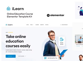 iLearn – Online Education Courses Template Kit