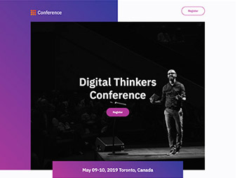 Elementorism Conference – Events Landing Page