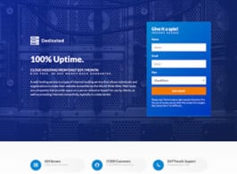 Elementorism Dedicated – Landing Page For Web Hosts