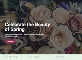 Elementorism Florist – Landing Page For Florists