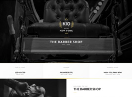 Elementorism Kio – Barber Shop Template