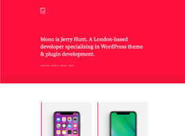 Elementorism Mono – One-page Portfolio