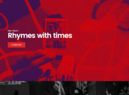 Elementorism Rhymes – Landing Page For Musicians
