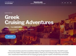 Elementorism Travelous – Travel Landing Page