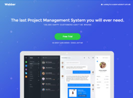 Elementorism Webber – App Landing Page