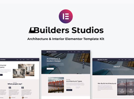 5Builders Studios – Architecture & Interior Elementor Template Kit