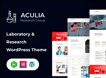Aculia – Laboratory & Research WordPress Theme