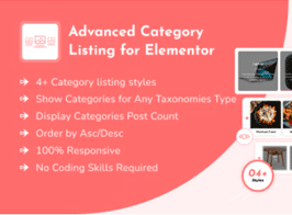 Advanced Category Listing for Elementor