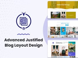 Advanced Justified Blog Layout Design