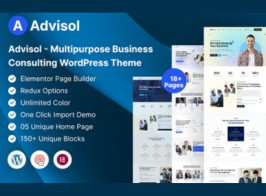 Advisol – Business Consulting WordPress Theme