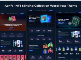 Aenft – NFT Minting Collection WordPress Theme